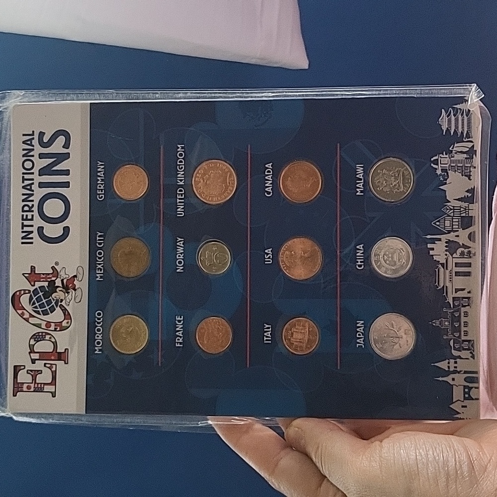 Epcot Inernational coins collection